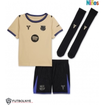 Camiseta Barcelona Lamine Yamal #10 Visitante Equipación para niños 2025-26 manga corta (+ pantalones cortos)